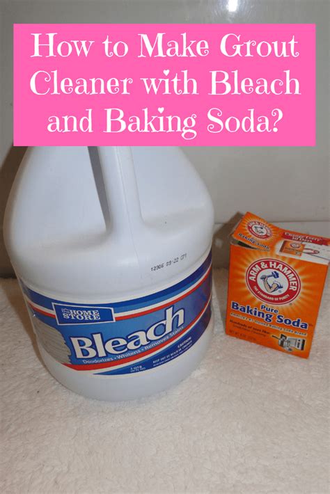 Sorry i got white grout. How to Make Grout Cleaner with Bleach and Baking Soda ...