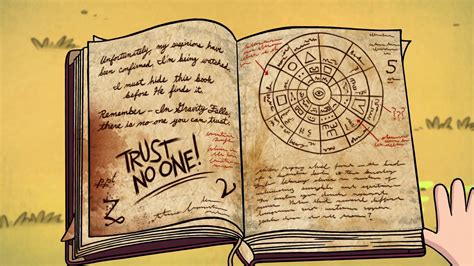Image - S1e1 3 book trust no one.png - Gravity Falls Wiki