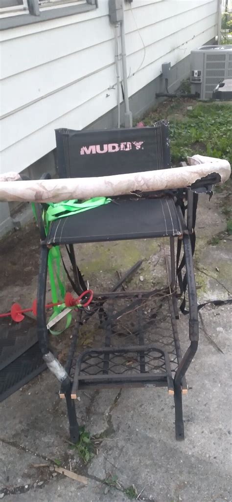 Muddy Huntsman Deluxe 17″ Ladderstand Mudmls1300 813094022946 Ebay