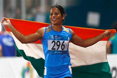 She has represented india in olympics and asian games. Dutee Chand is the first Indian to win 100mm gold in World ...