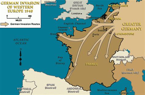 France during world war ii. Blitzkrieg (Lightning War) - Animated Map/Map | The ...