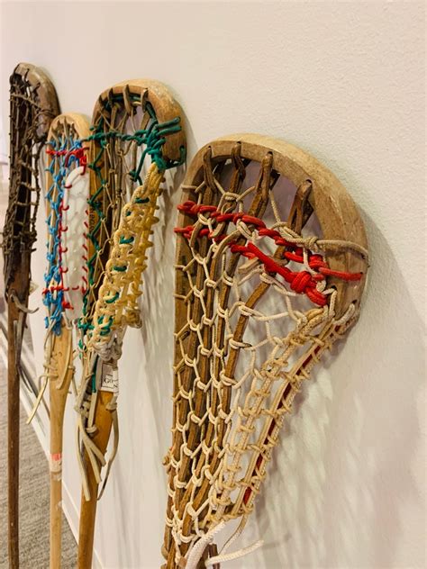 Vintage Lacrosse Stick Chippy Sports Decor Shabby Sports Etsy