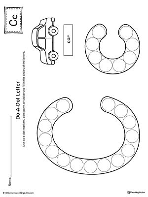 Teach kindergarten classroom with engaging worksheets with a lot of sight word, word work, phonics, reading, fluency, writing, number, addition & subtraction, shape activities etc. Letter C Scramble Worksheet | MyTeachingStation.com