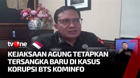 kasus korupsi bts kominfo kejagung tetapkan 1 tersangka baru kabar pagi tvone youtube