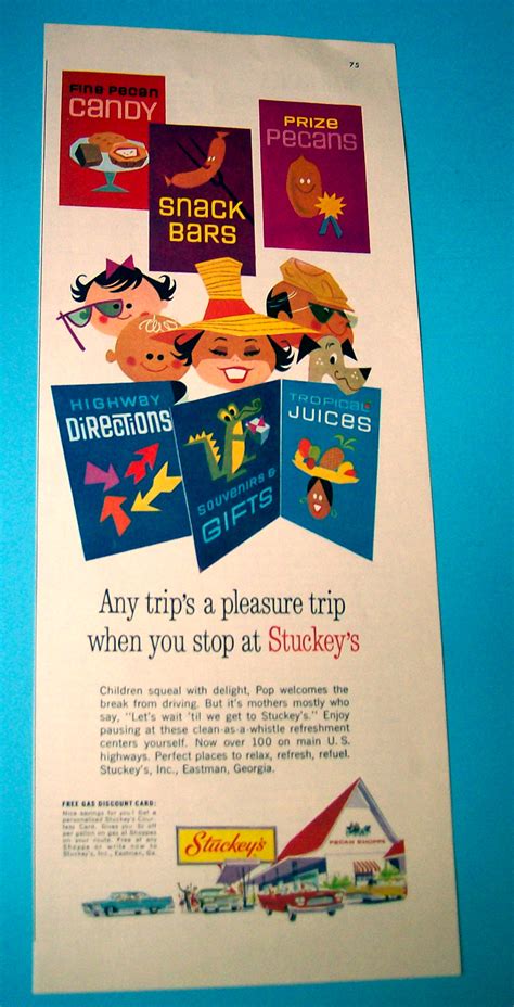 Vintage Ad 1962 Stuckeys