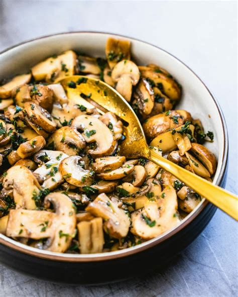 Perfect Sauteed Mushrooms Quick And Easy A Couple Cooks