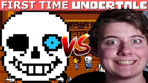 My First Ever Time Playing Undertale Youtube