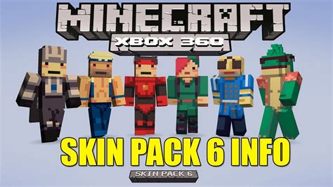 Minecraft Xbox 360 Skin Pack 6 Information Super Time Force