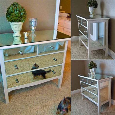 Replace Drawer Pulls Diy Mirrored Furniture Dresser With Mirror Diy
