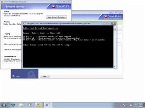 Collect Cpinfo from Endpoint client - YouTube