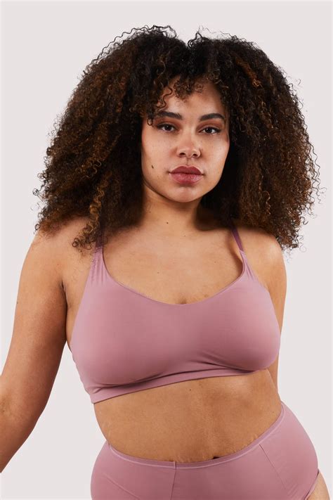 second skin rose recycled crop top bra playful promises australia