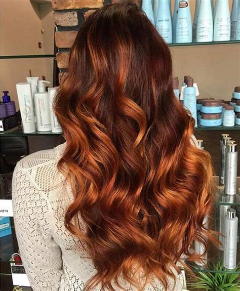 Copper Balayage Hair Ideas For Fall Page Of Stayglam