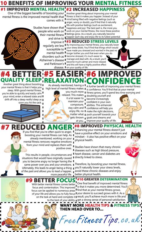 Improving Your Mental Fitness Can Benefit You Greatly Infographic