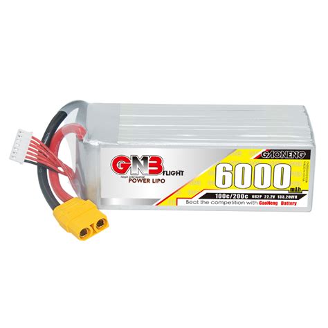 Gnb 6000mah 6s 100c Lipo Battery Xt90 Hobbyrc Uk