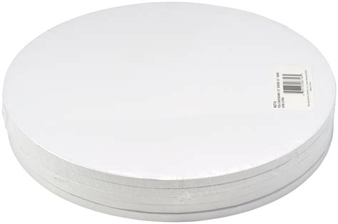 16 Round White Foil Cake Board Decopac