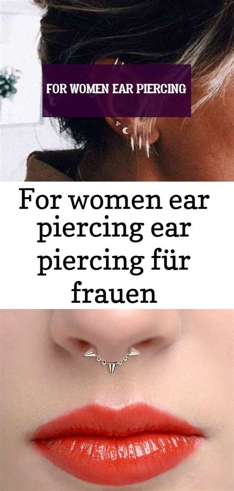 For Women Ear Piercing Ear Piercing Für Frauen Ohrpiercing