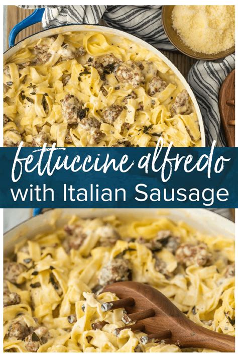 This Sausage Alfredo Recipe Is A Tasty Mix Of Classic Fettuccine