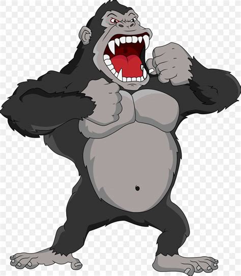 Angry Gorilla Roar Clipart 10 Free Cliparts Download Images On