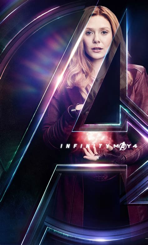 Wanda maximoff aka scarlet witch (elizabeth olsen) was another victim of thanos' snap in avengers: 1280x2120 Wanda Maximoff In Avengers Infinity War iPhone 6 ...