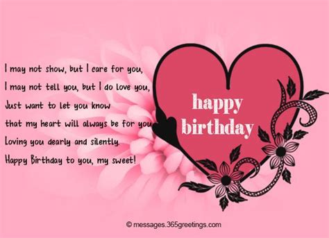 Sweet Happy Birthday Quotes For Girlfriend Shortquotescc