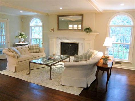 Refined Elegance In White Traditional Living Room