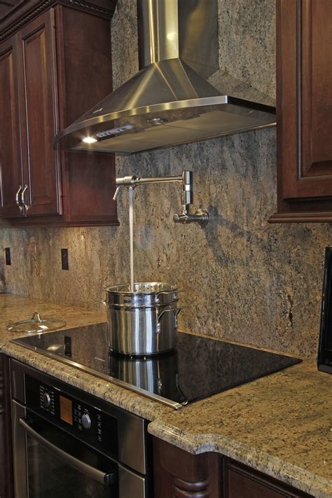 New Electric Stove with Wall Mounted Pot Filler! Never struggle with