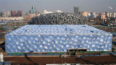 Magic Water Cube Beijing National Acquatics Park Center China Youtube