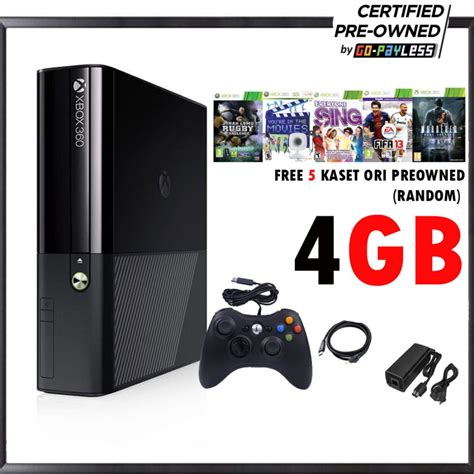 Jual Xbox 360 Slim E Console 4gb Non Rgh Preowned Shopee Indonesia