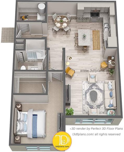 3d Floor Plans Of Luxury Apartments In St Johns Florida 3d Floor Plans