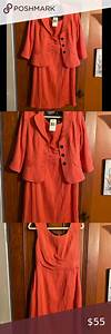  Unger Nwt Coral Dress Suit Coral Dress Maxi Dress With Sleeves