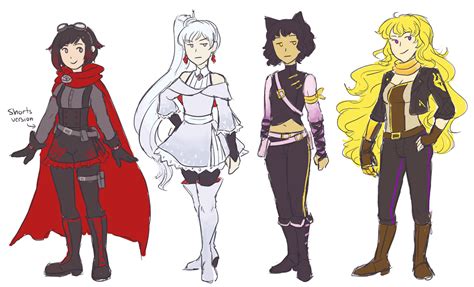 Rwby Outfit Redesigns Cause Why Not — Z Raids Scribblings