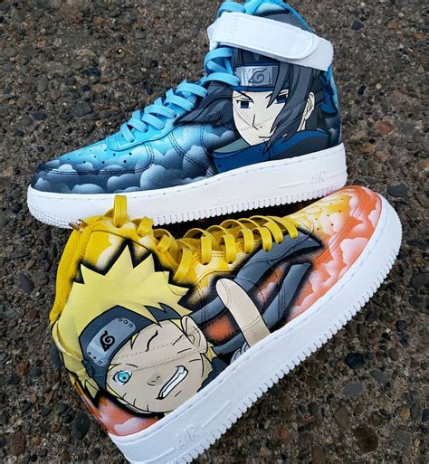 Behind The Scenes By Ianjpaintedit Anime Canvas Shoes Personalized Shoes Naruto Clothing