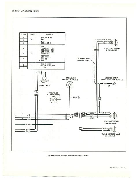 1963 Chevy Truck Turn Signal Wiring Diagram