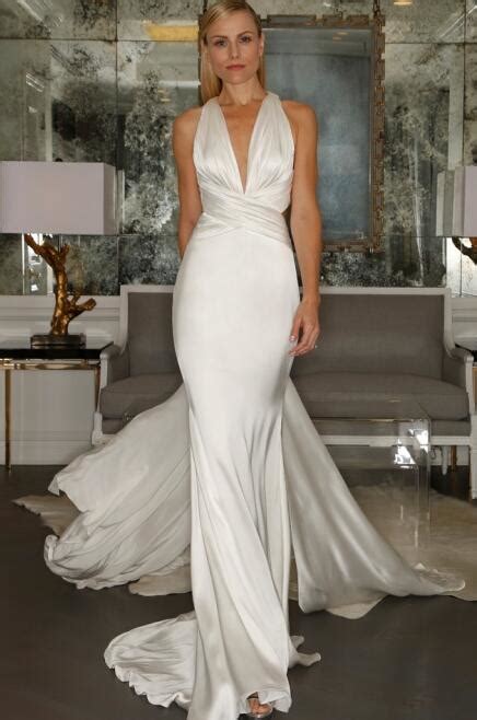 Take a week of looking at wedding dresses off and on because trying to find a wedding dress in one day can cause you to blur your senses looking at one white wedding dress. Sexy Simple Mermaid Criss-cross Back Wedding Dress ...