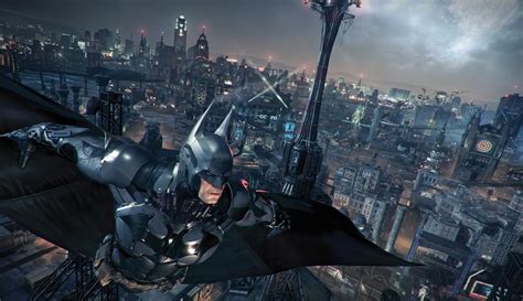 New Batman Arkham Knight Screens Out Show Gotham City Night Beauty