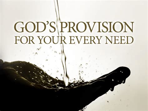 Gods Provision For Your Every Need Part 1