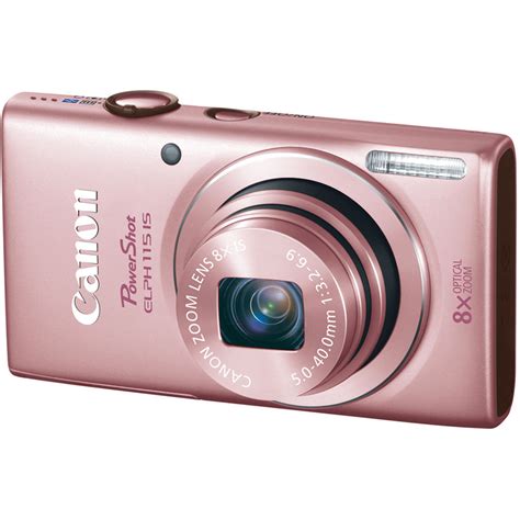 Canon Powershot Elph 115 Is Digital Camera Pink 8608b001 Bandh