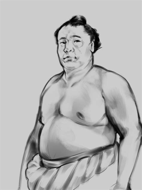Artstation Sumo Wrestler Sketch