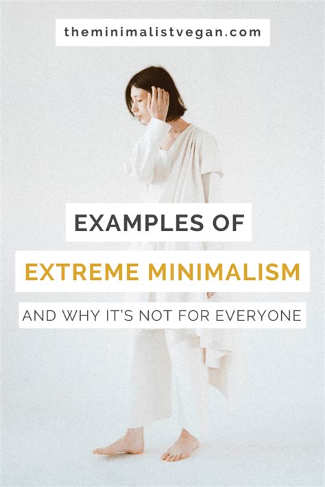 Examples Of Extreme Minimalism And Why Its Not For Everyone