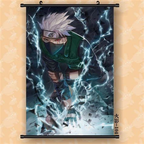 Naruto Kakashi Hatake 6090cm Scroll Poster 2499 The Mad Shop
