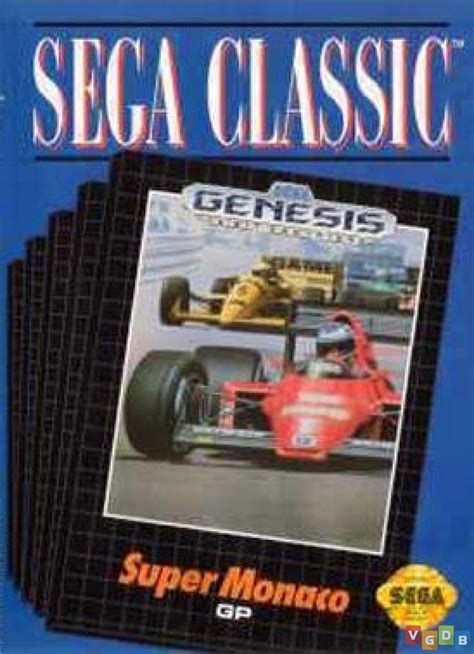 Super Monaco Gp Sega Classic Vgdb Vídeo Game Data Base