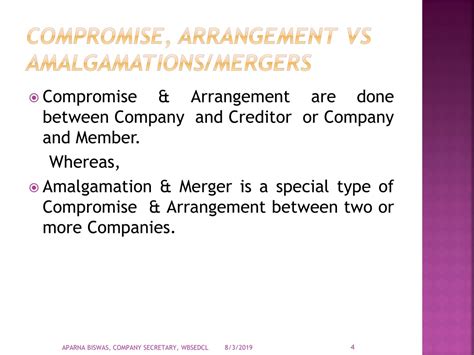 Ppt Compromises Arrangements And Amalgamations Chapter Xv Of