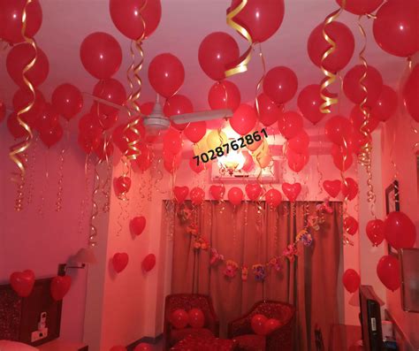 Since people always love some fresh ideas for birthday wishes, you can always take help from the above wishes. Romantic Room Decoration For Surprise Birthday Party in ...
