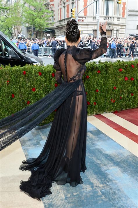 Vanessa Hudgens Bares All In A See Through Dress On The Met Gala Carpet
