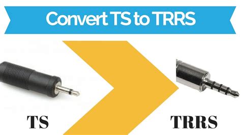 How To Convert Ts To Trrs Why Your External Microphone Dosent Work