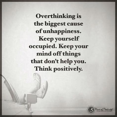 Overthinking Is The Biggest Cause Of Unhappiness Over Thinking
