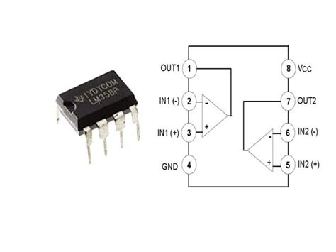 Lm358 Ic Pin Configuration Working Lm358 Circuit Examples