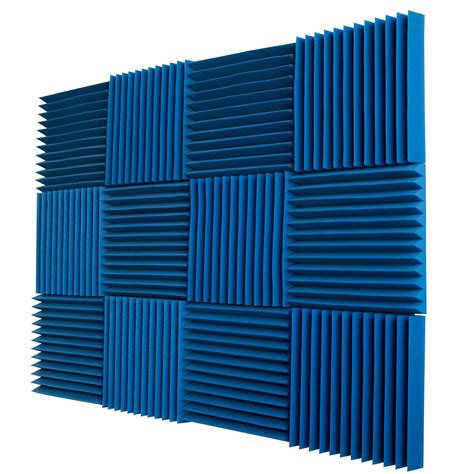 12 Acoustic Foam Tiles Wall Record Studio Sound Proof 12x 12x 2 Fire