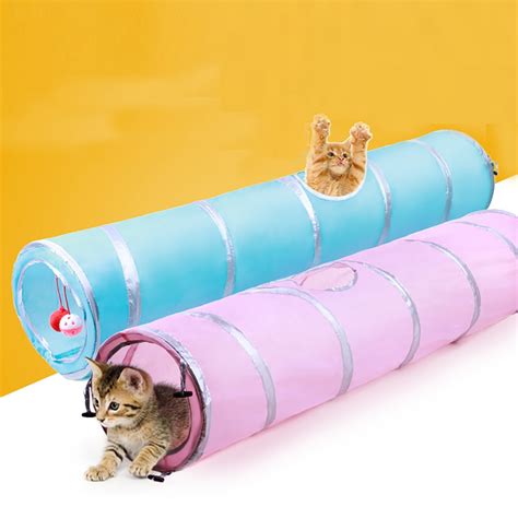 2018 Top Funny Pet Cat Play Tunnel Funny Cat Long Tunnel Kitten Play