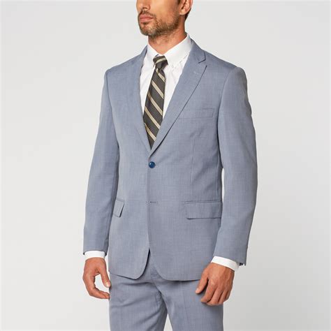Single Breasted Modern Fit Suit Blue Us 38s Giorgio Fiorelli